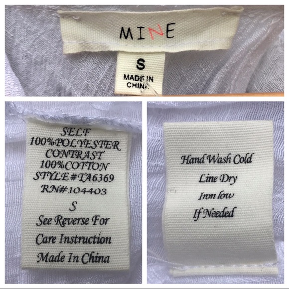 NWT Mine off shoulder ruffle airy crop top - Picture 3 of 3